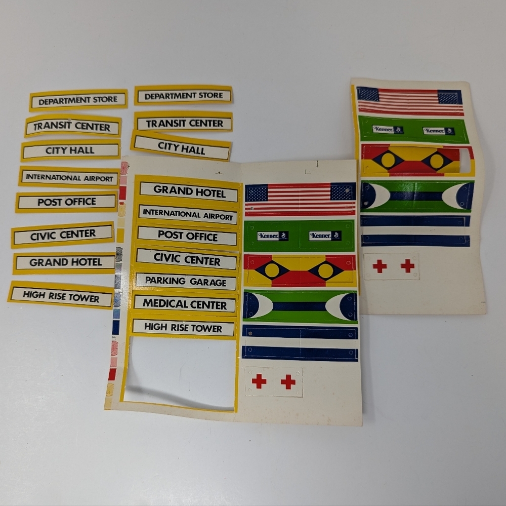 Girder Panel Kenner Replacement Parts Cardboard
